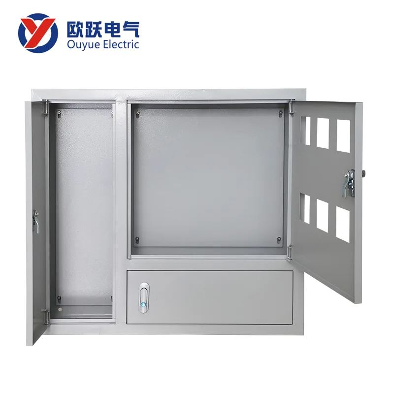 กล่องมิเตอร์ไฟฟ้าแบบซ่อนในร่มแบบเหล็ก