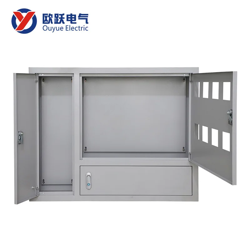 กล่องมิเตอร์ไฟฟ้าฝังตัวแบบฝังในร่มแบบเหล็ก